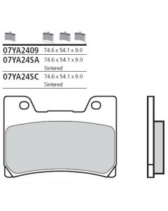[BREMBO] Тормозные колодки 07YA24SA 